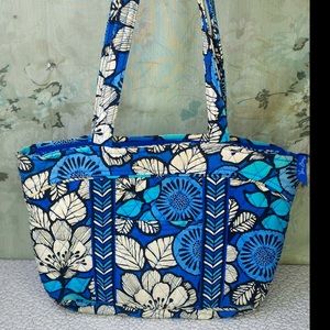 Vera Bradley Blue White Medium Tote Bag